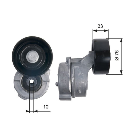 Gates T39134 Belt Tensioner, V-ribbed belt - 1