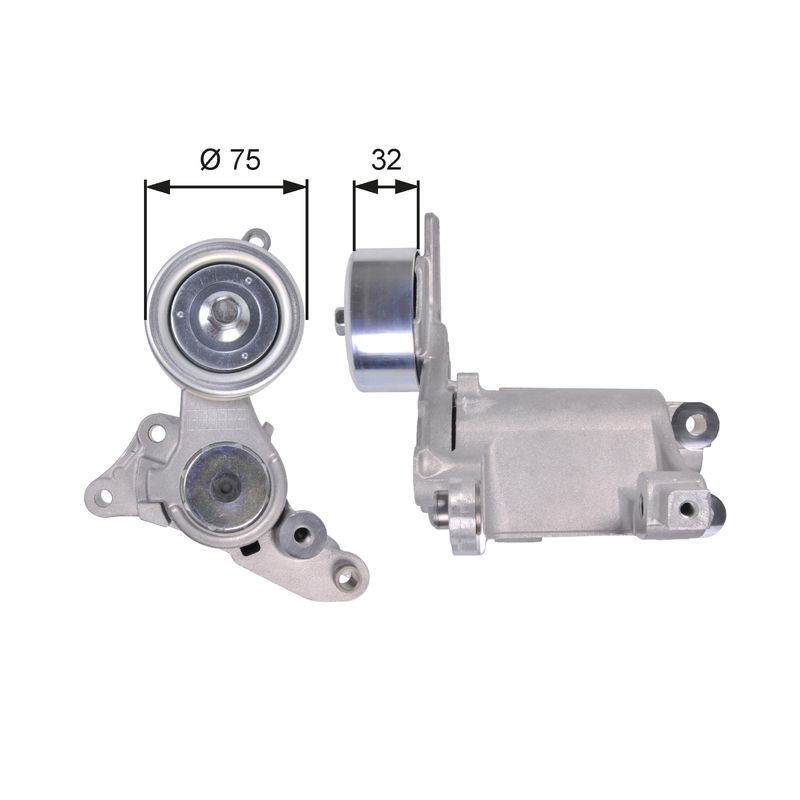 Gates T39135 Belt Tensioner, V-ribbed belt - 1