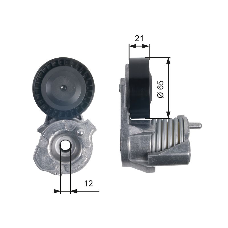 Gates T39145 Belt Tensioner, V-ribbed belt - 1
