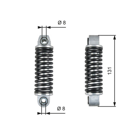 Gates T39151 Vibration Damper, V-ribbed belt - 1