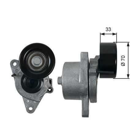 Gates T39170 Belt Tensioner, V-ribbed belt - 1