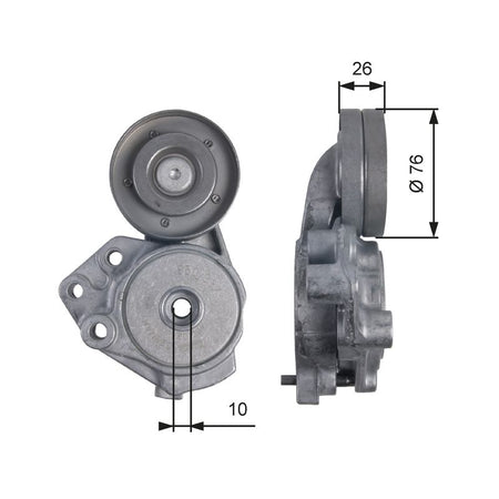 Gates T39173 Belt Tensioner, V-ribbed belt - 1