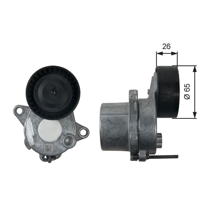 Gates T39196 Belt Tensioner, V-ribbed belt - 1