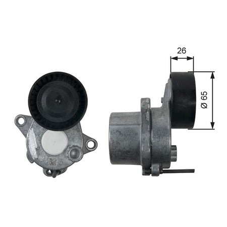 Gates T39196 Belt Tensioner, V-ribbed belt - 1