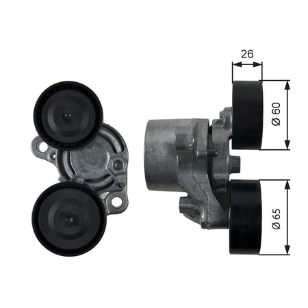 Gates T39199 Belt Tensioner, V-ribbed belt - 1
