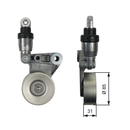 Gates T39214 Belt Tensioner, V-ribbed belt - 1