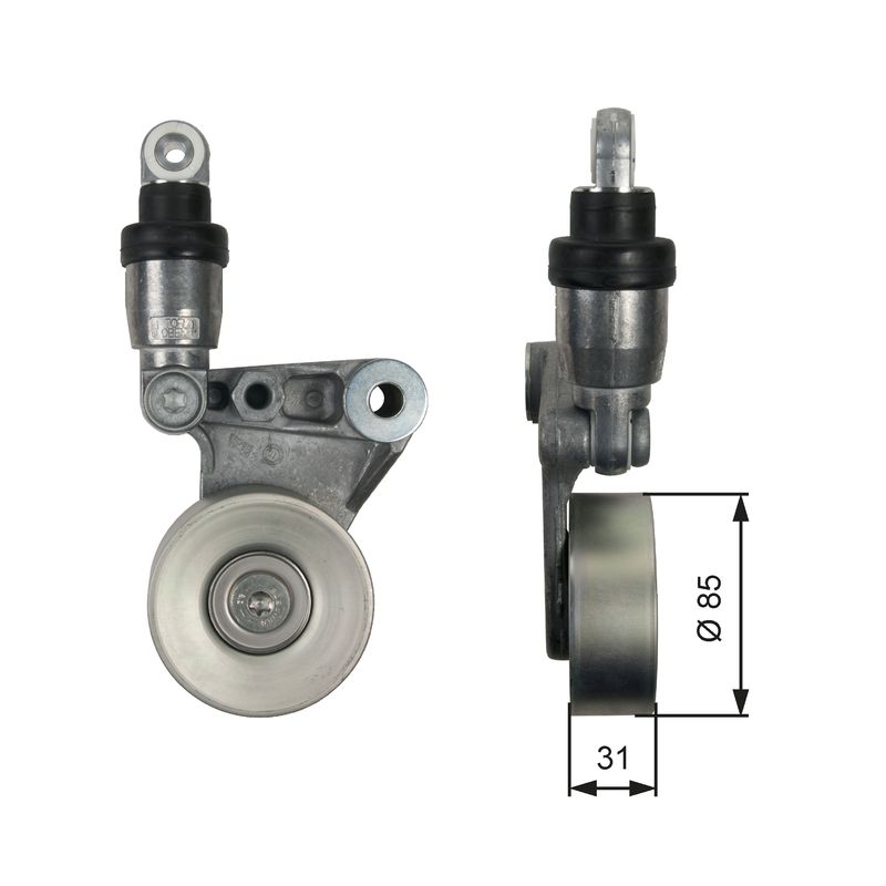 Gates T39214 Belt Tensioner, V-ribbed belt - 1