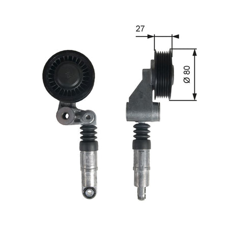 Gates T39236 Belt Tensioner, V-ribbed belt - 1