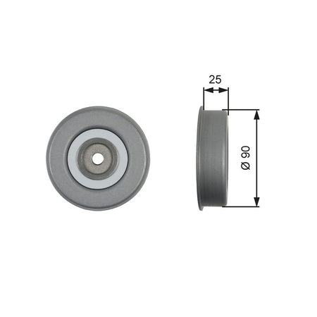 Gates T39245 Tensioner Pulley, V-ribbed belt - 1