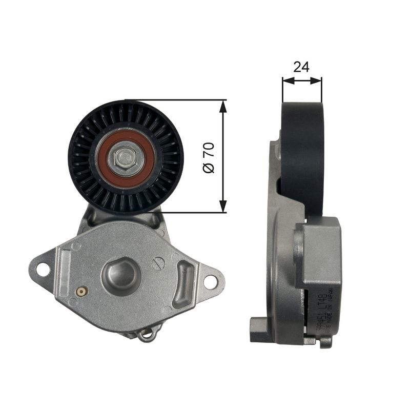 Gates T39246 Belt Tensioner, V-ribbed belt - 1