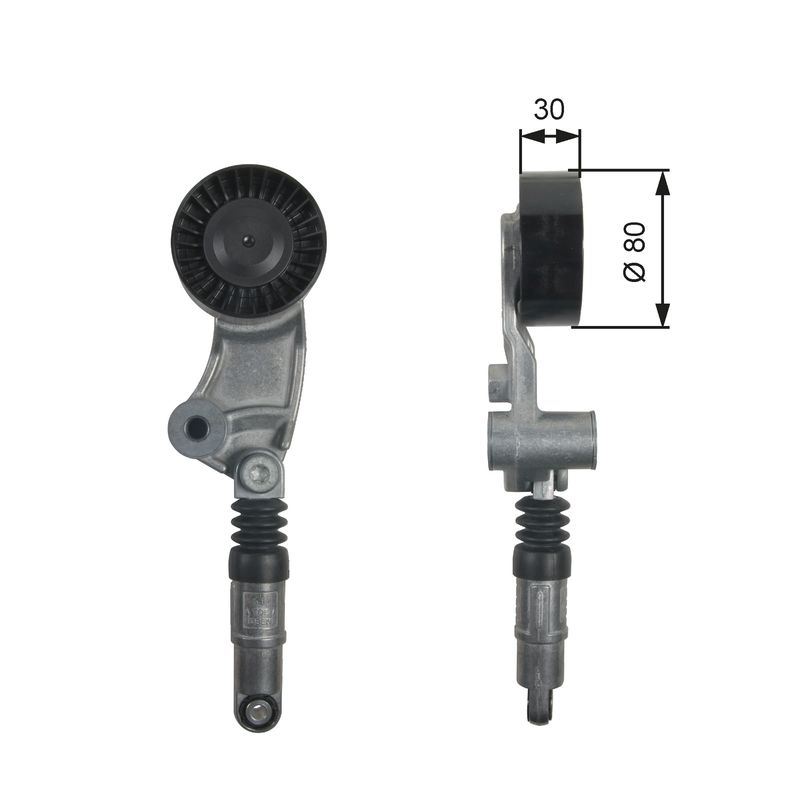 Gates T39257 Belt Tensioner, V-ribbed belt - 1
