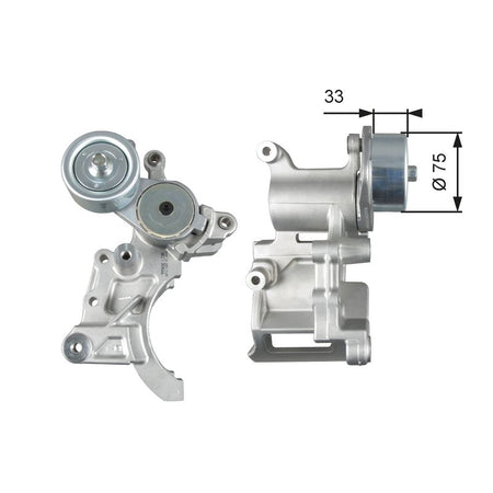 Gates T39271 Belt Tensioner, V-ribbed belt - 1