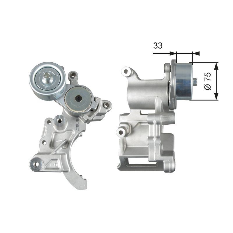 Gates T39271 Belt Tensioner, V-ribbed belt - 1
