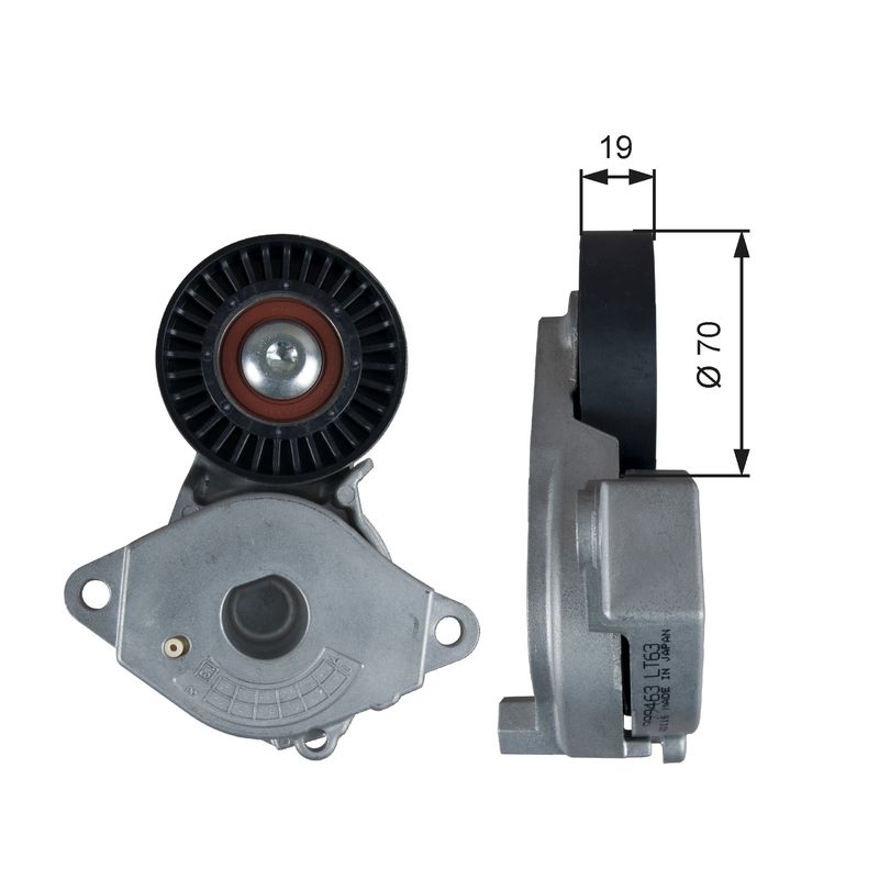 Gates T39355 Belt Tensioner, V-ribbed belt - 1