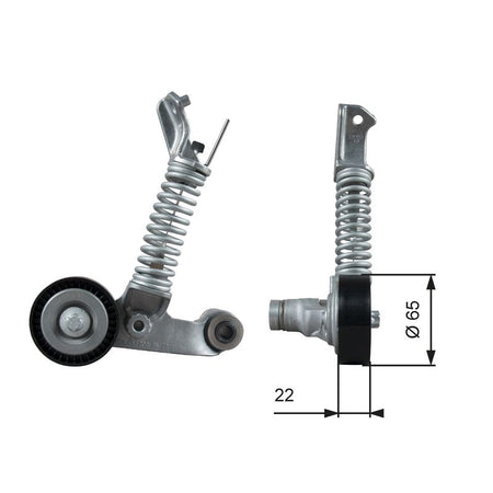 Gates T39373 Belt Tensioner, V-ribbed belt - 1