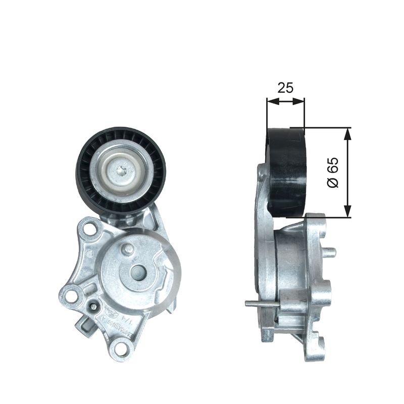 Gates T39378 Belt Tensioner, V-ribbed belt - 1
