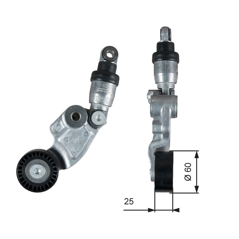 Gates T39388 Belt Tensioner, V-ribbed belt - 1