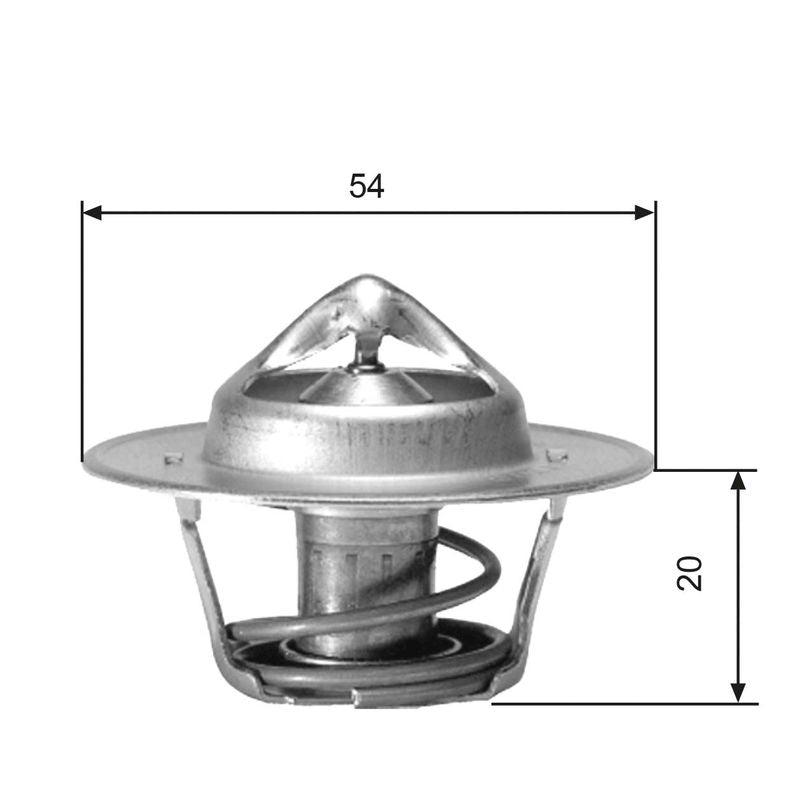Gates TH00171G1 Thermostat, coolant - 1