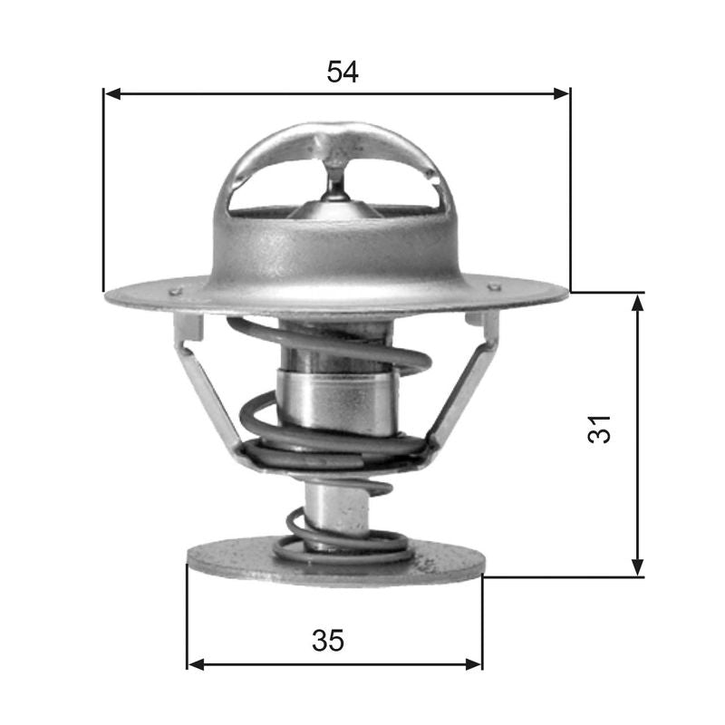 Gates TH00682G1 Thermostat, coolant - 1