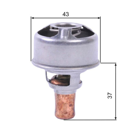 Gates TH01483 Thermostat, coolant - 1