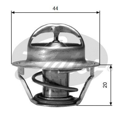 Gates TH03088G1 Thermostat, coolant - 1