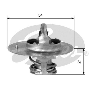 Gates TH03182G1 Thermostat, coolant - 1