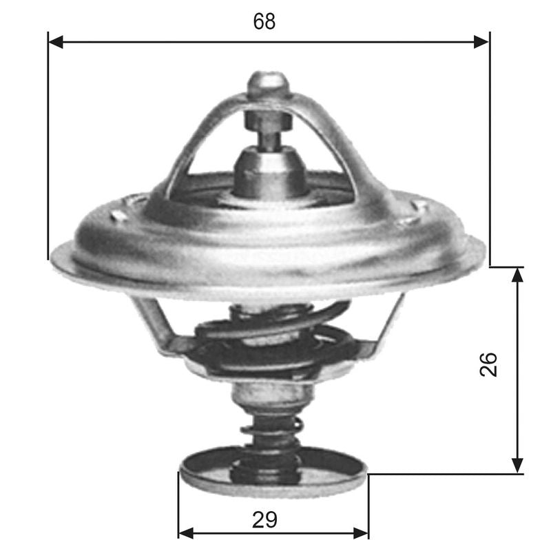 Gates TH09781G1 Thermostat, coolant - 1