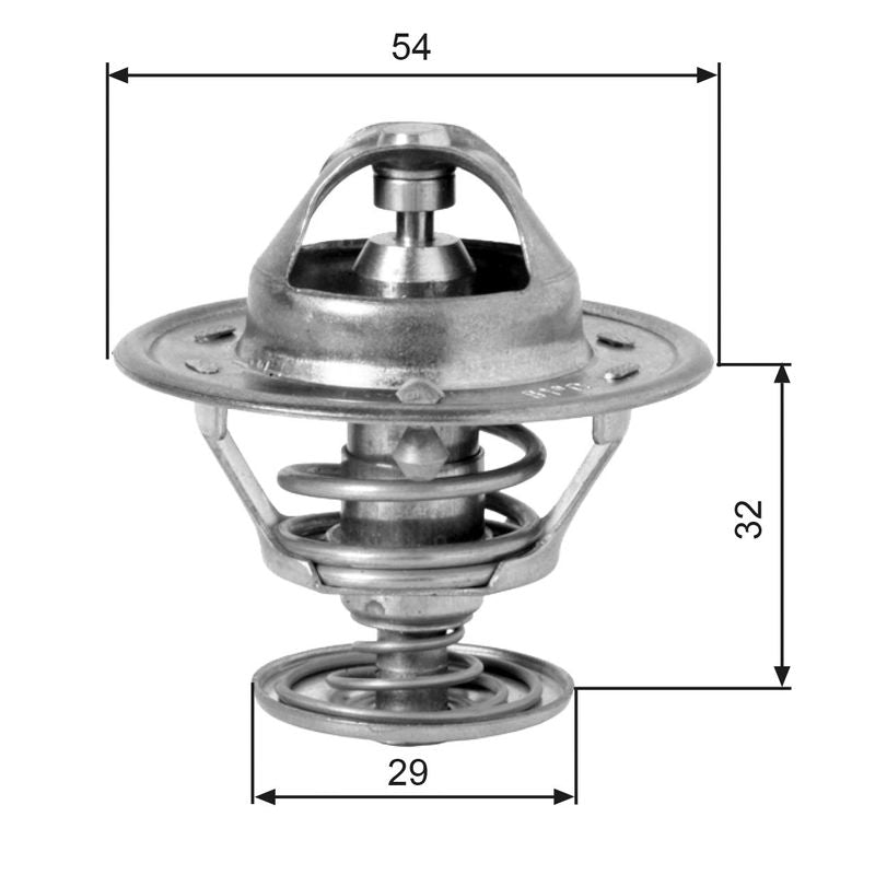 Gates TH10981G1 Thermostat, coolant - 1