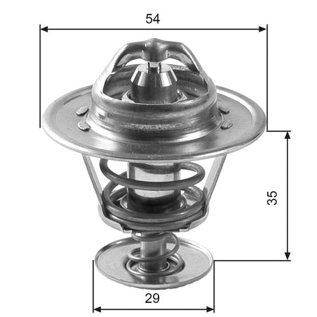 Gates TH11088G1 Thermostat, coolant - 1