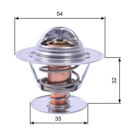 Gates TH11292G1 Thermostat, coolant - 1