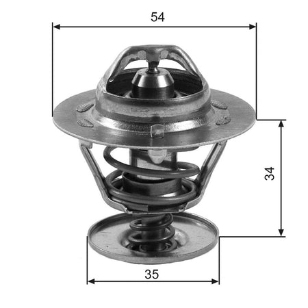Gates TH11383G1 Thermostat, coolant - 1