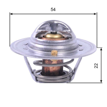 Gates TH12888G1 Thermostat, coolant - 1
