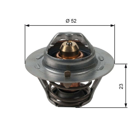 Gates TH14088G1 Thermostat, coolant - 1