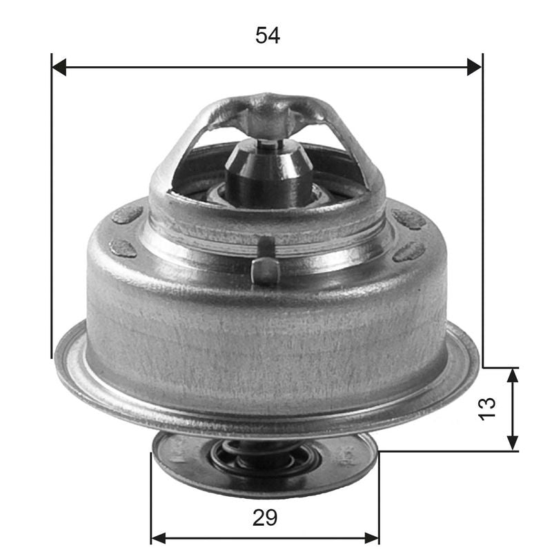 Gates TH14488G1 Thermostat, coolant - 1