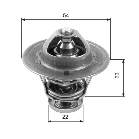 Gates TH22285G1 Thermostat, coolant - 1