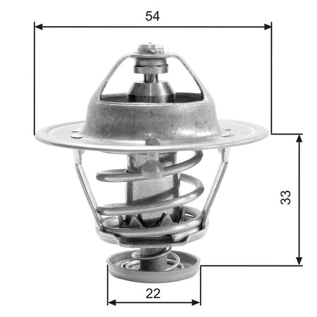 Gates TH22682G1 Thermostat, coolant - 1