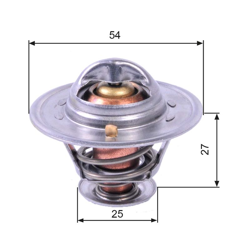 Gates TH22782G1 Thermostat, coolant - 1
