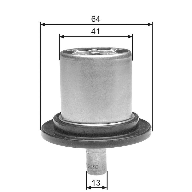 Gates TH25882G1 Thermostat, coolant - 1