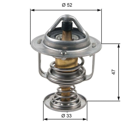 Gates TH30580G1 Thermostat, coolant - 1