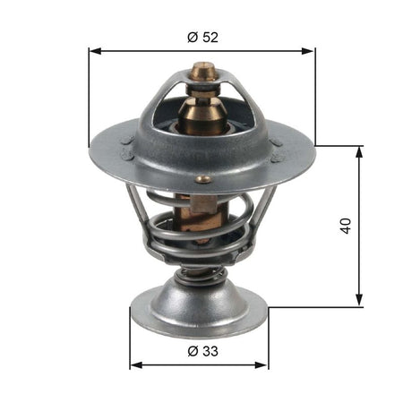 Gates TH31588G1 Thermostat, coolant - 1