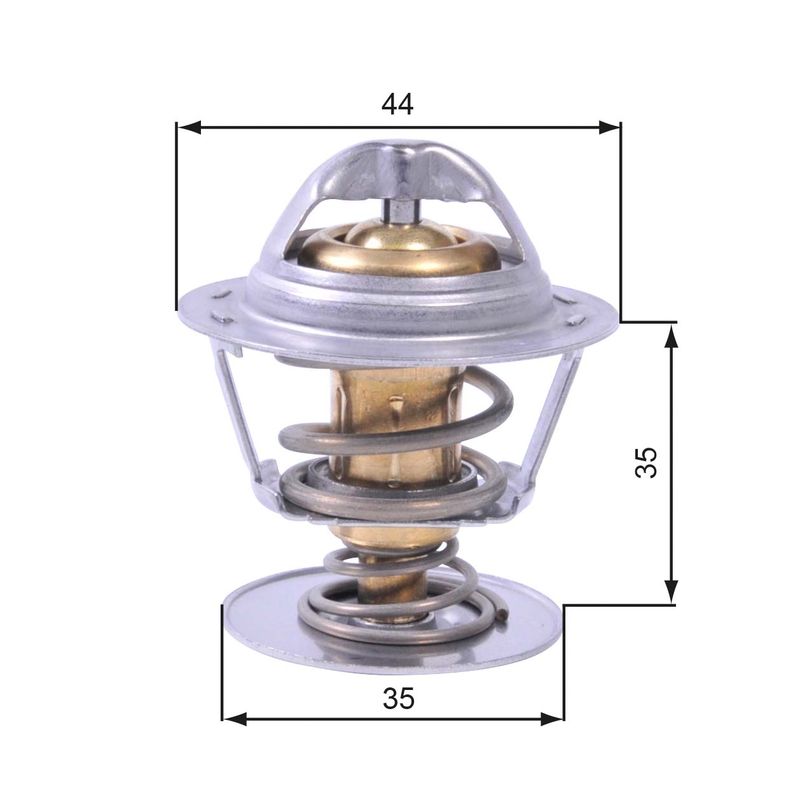 Gates TH43688G1 Thermostat, coolant - 1