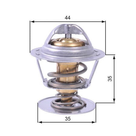 Gates TH43688G1 Thermostat, coolant - 1