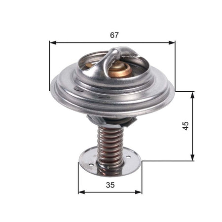 Gates TH45688G1 Thermostat, coolant - 1