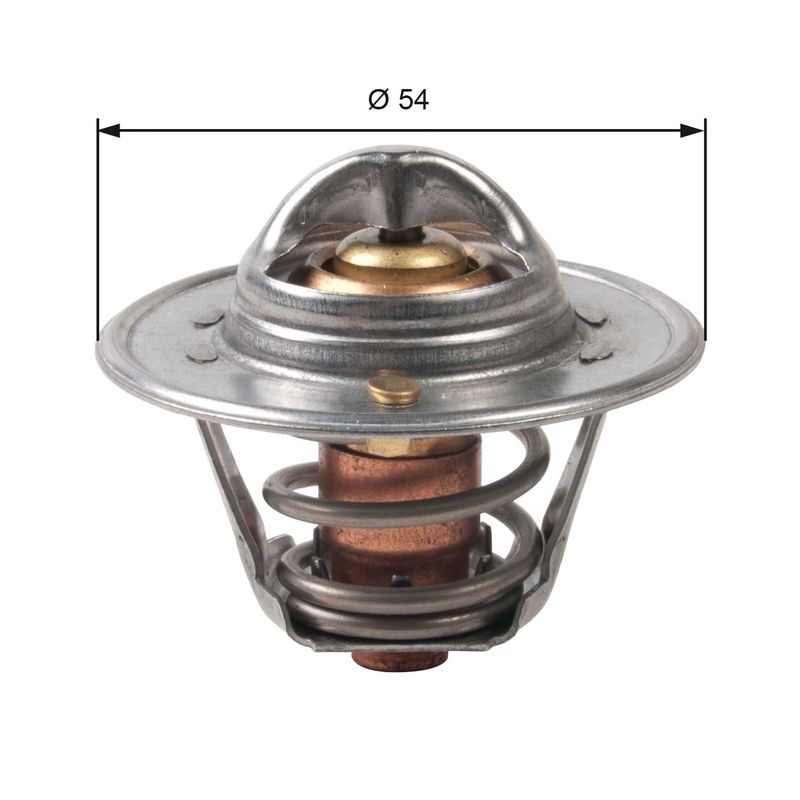 Gates TH45790G1 Thermostat, coolant - 1