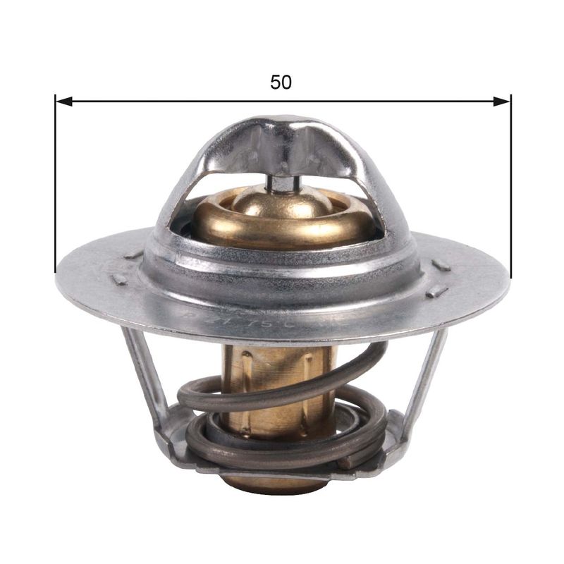 Gates TH45975G1 Thermostat, coolant - 1