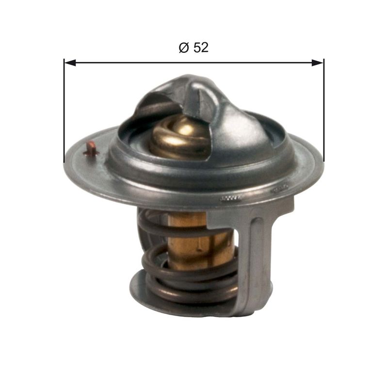 Gates TH47188G1 Thermostat, coolant - 1