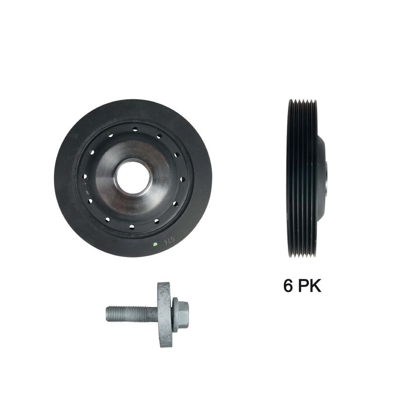 Gates TVD1113A Belt Pulley, crankshaft - 1