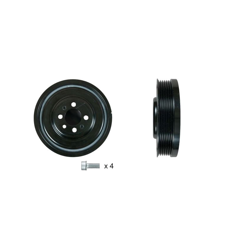 Gates TVD1184A Belt Pulley, crankshaft - 1