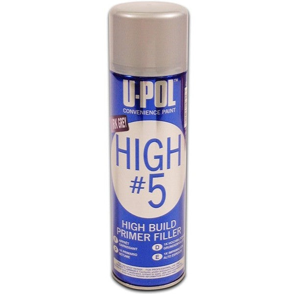 U-Pol High5 Primer - Dark Grey - 450ml