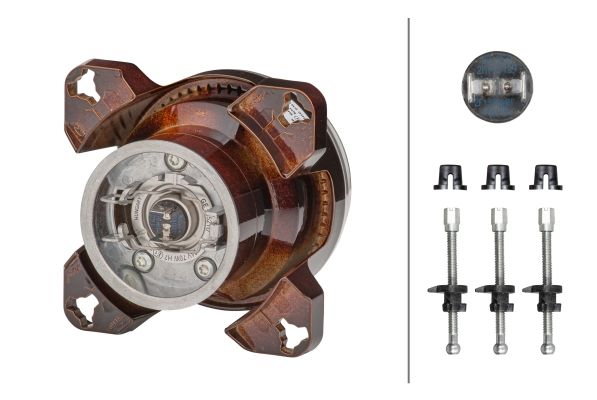 Hella 1K0008191-047 Insert, high beam headlight - 2